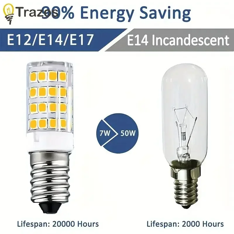 10 Installation Lighting 7W E12/E14 Corn 51 Lamp Bead Bulb LED bulb White Light 6000K Warm Light 3000k Chandelier Decorative