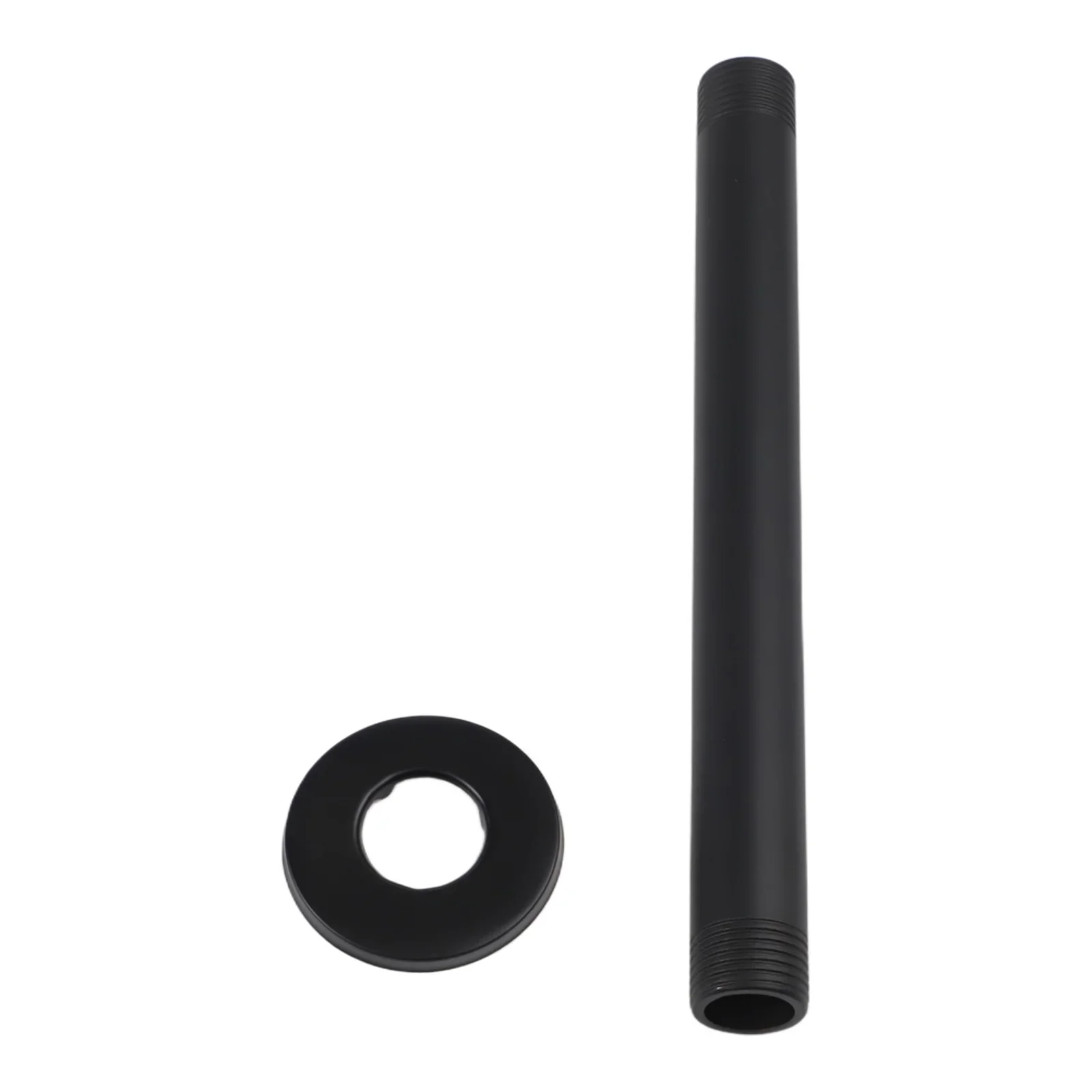 Stylish Matte Black Shower Bracket, 10 30cm Length, Easy To Install, Sturdy Construction, Ensures Leak Free Performance