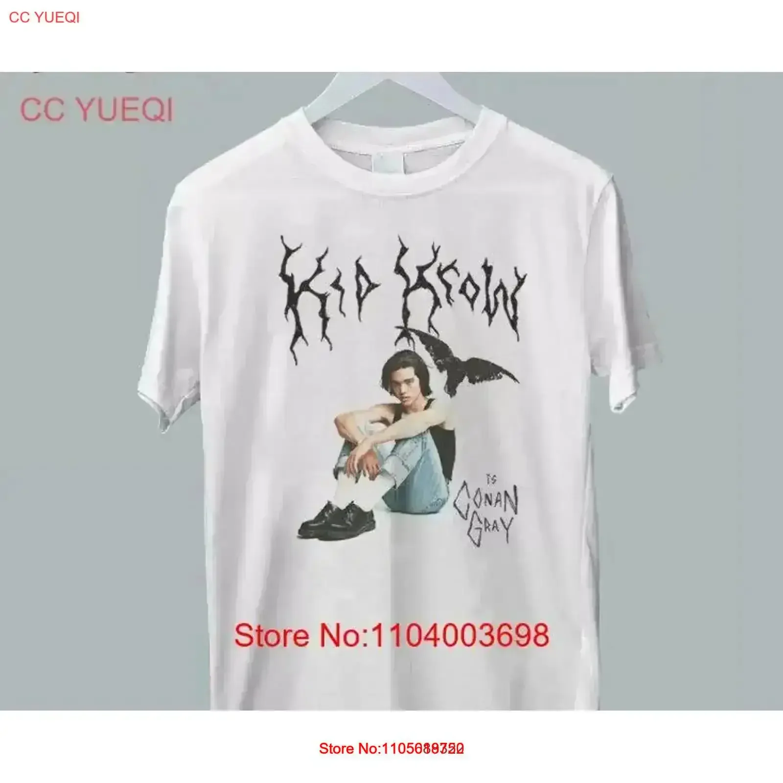 New Conan Gray Kid Krow For Fans T Shirt vintage Washed streetwear Stylish Stretched Soft Slightly designer clothes vintage