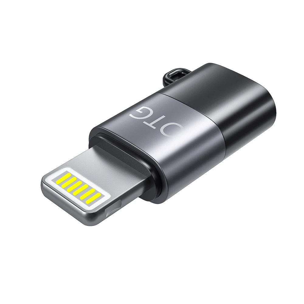 USB typ C do błyskawicy OTG Adapter 8 Pin dla iPhone 14 13 12 11 Pro X XR XS Max iPad mikrofon TYPE-C złącze Audio U dysk