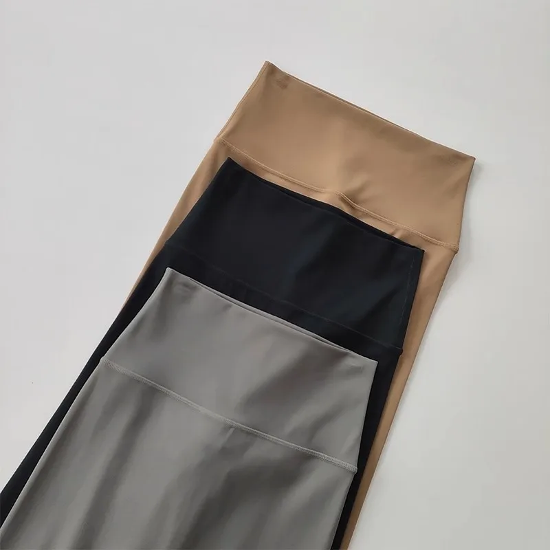 Hohe Taille, Hüftheben, Yogahose, Damen, Sport-Fitnesshose mit Taschen, Nude Feel Fitness-Ausrüstung – Detail 9