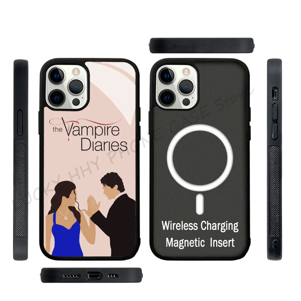 

Movie Phone Case Strong Magnetic For IPhone 15 14 13 Pro Max 11 12 Mini The Vampire Diaries For Magsafe