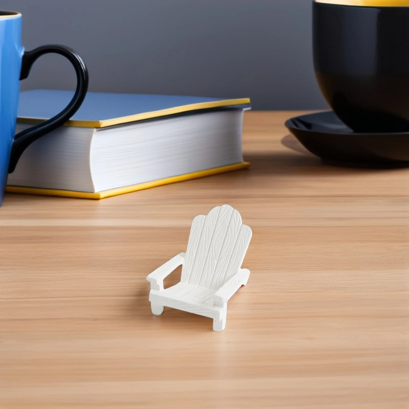 

2Pcs Mini Beach Chair Sun Umbrella Resin Decoration Handmade Home Office Desktop Ornament Cake Accessory Cake Ornament