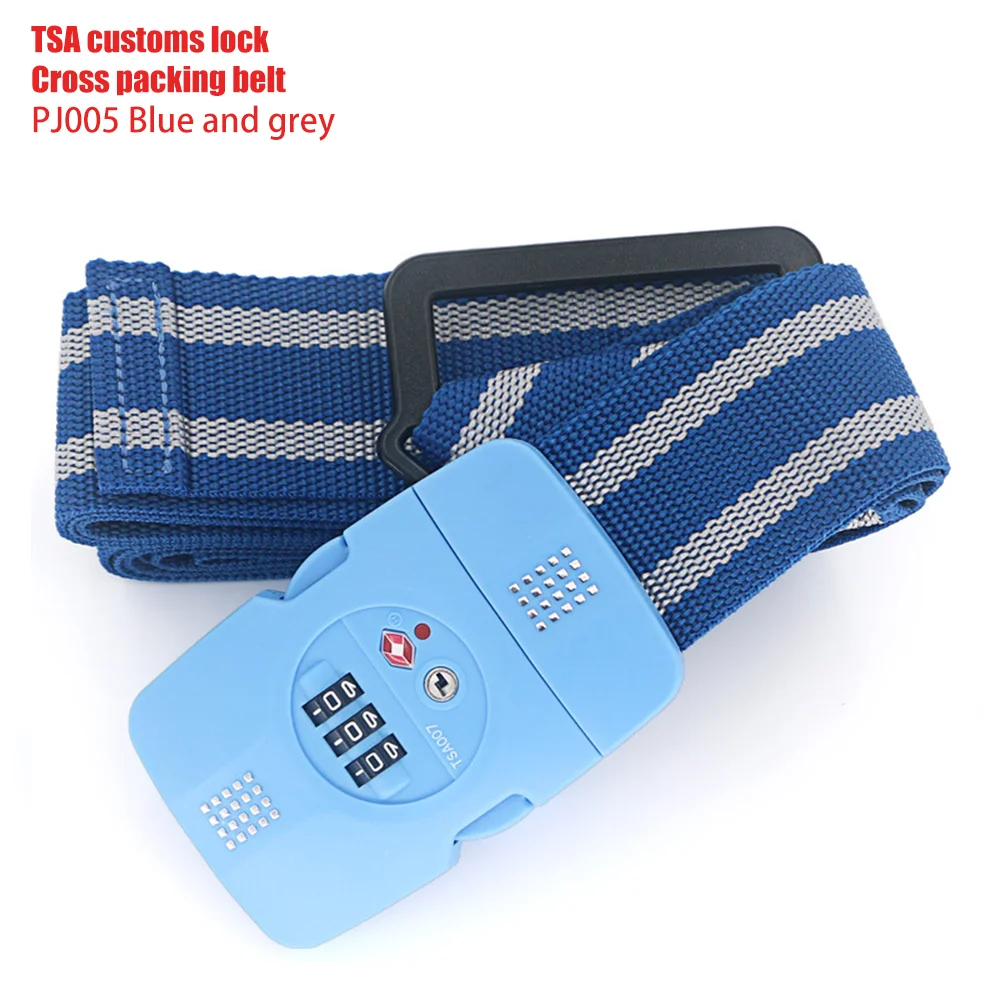 Manufacturers direct suppliers cross TSA customs lock rod box packing belt, bag binding belt, luggage packing belt