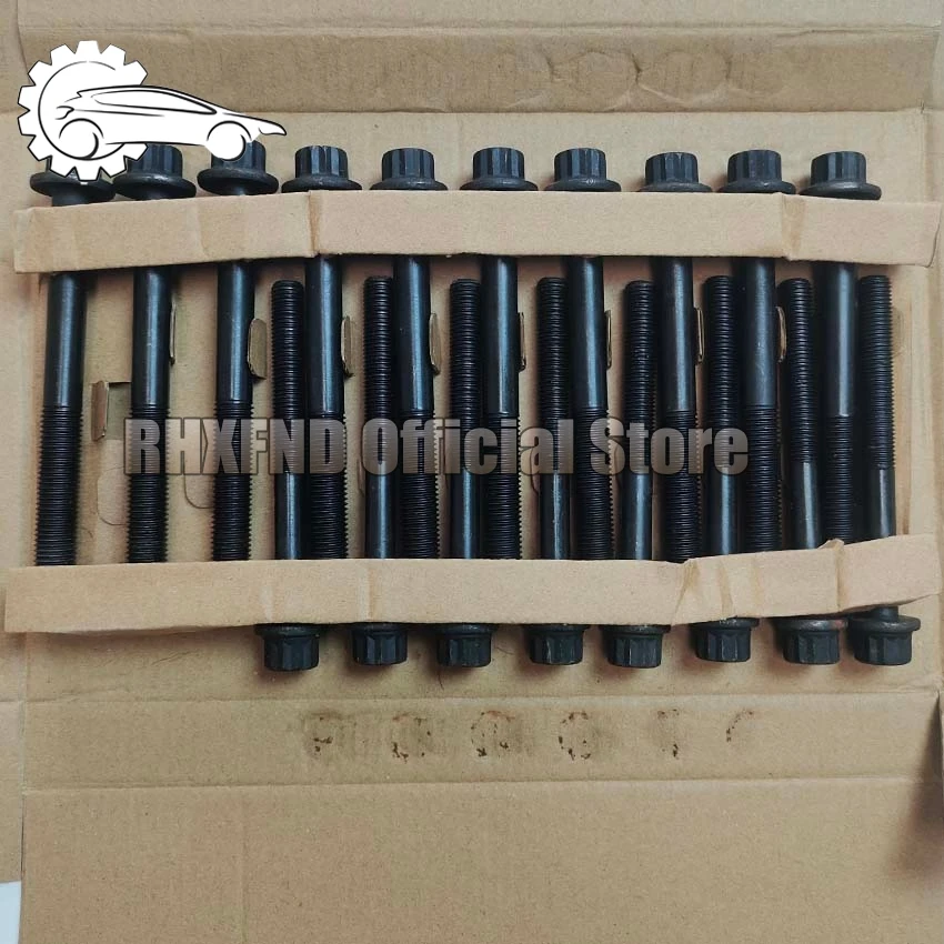 

Nuts 1 set 18pcs WL-T WL WLT cylinder head bolt for mazda MPV B2500 or for Ford Ranger 2499cc 2.5D