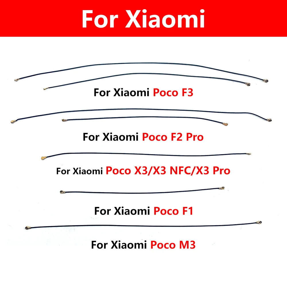 

For Xiaomi Poco F1 F2 Pro F3 M3 Poco X3 X3 NFC X3 Pro Inner Wifi Antenna Signal Flex Cable Wire Ribbon