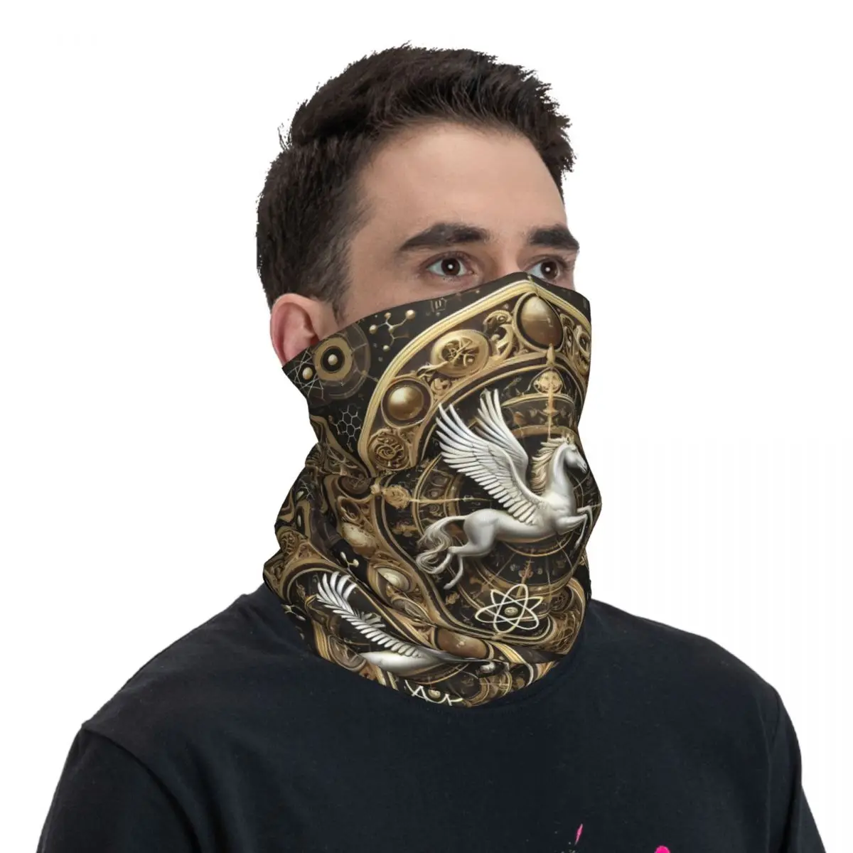 Foulard chevaux pour le cou et le visage, foulard de la présidence, masque facial en polyester