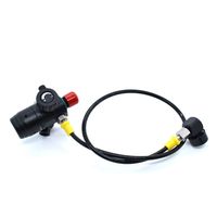 SMACO S400PRO First Stage Valve, Snorkeling Breathing Apparatus, Supplementary Adapter, Suitable for Diving and Snorkeling