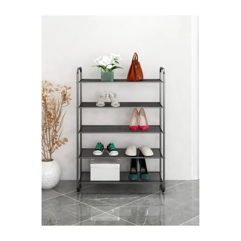 

￥#New Style Nordic Multi-layer Shoe Rack Metal Shoe Rack Household Doorstep Furniture Storage Metal Shoe Rack
