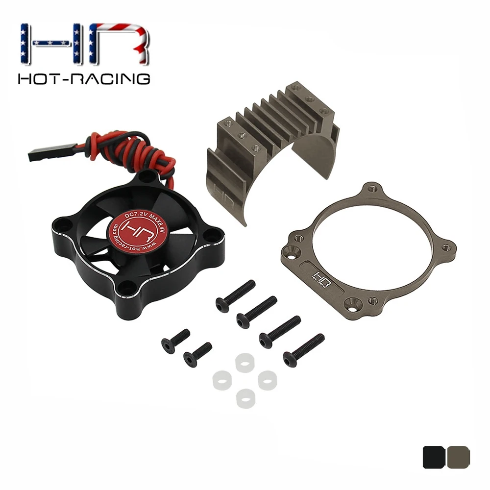 أجزاء HR مروحة تحمل مزدوجة لملحقات ترقية السيارة طراز TRAXXAS MINI MAXX 107154-1 RC #2