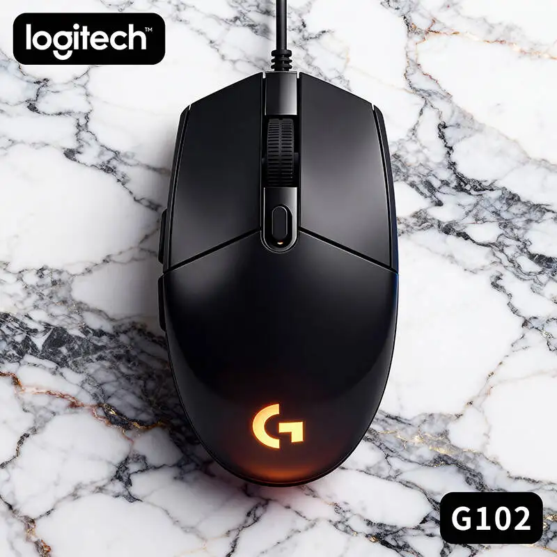 

Игровая мышь Logitech G102, проводная RGB-подсветка, 6 программируемых кнопок, 8000 точек на дюйм, регулируемая, эргономичная, подходит для настольного ноутбука