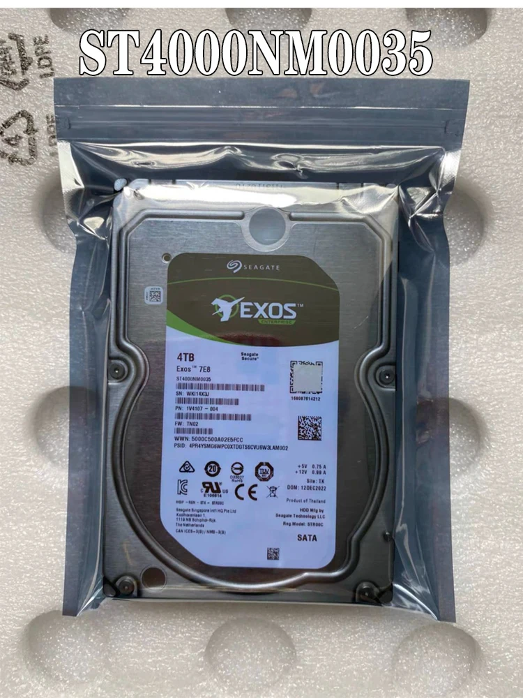Customized high quality  ST4000NM0035 4TB 4T SATA 7.2K 256M Cache Hard Drive HDD