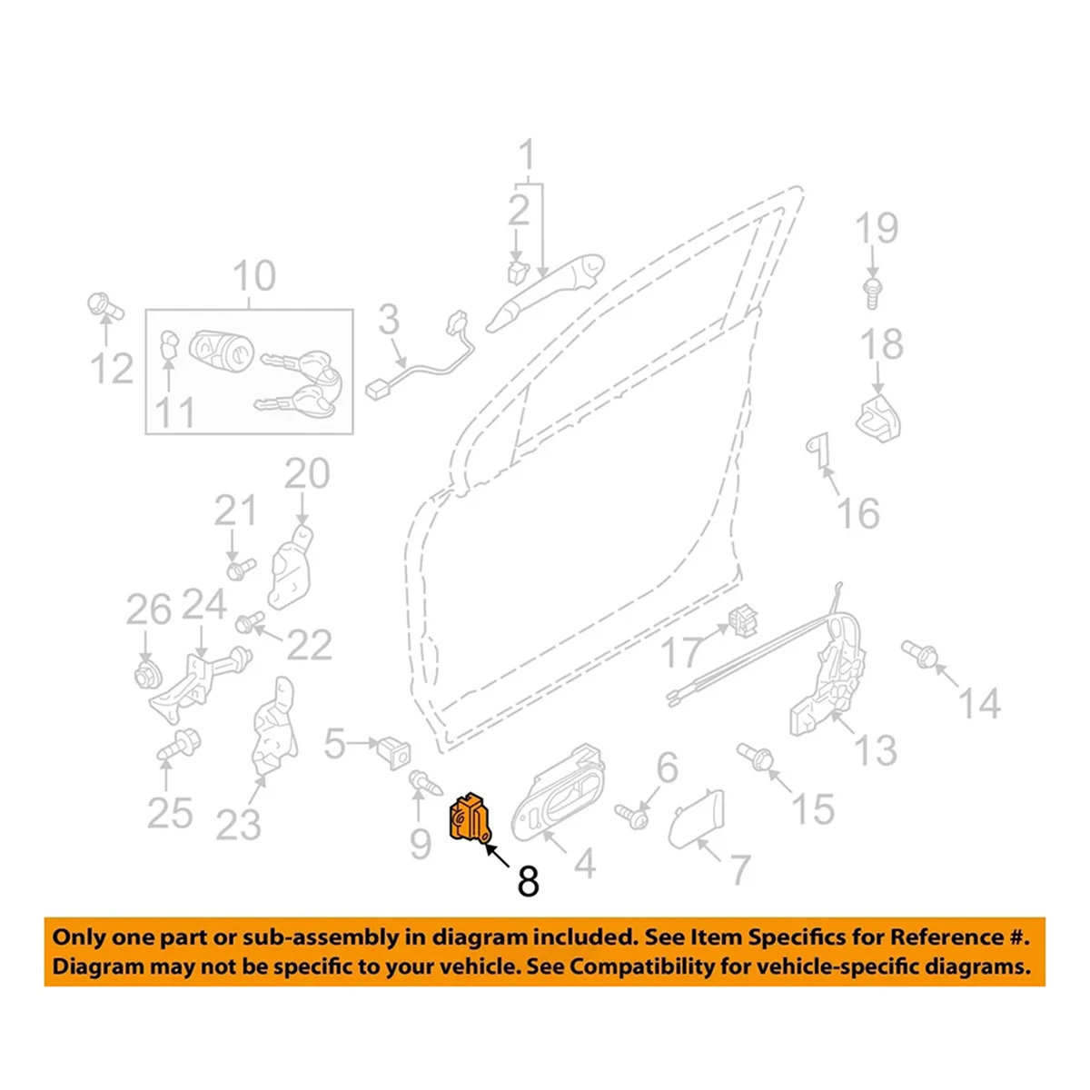 A42P-السيارة الجبهة اليسرى قفل الباب التبديل GEA3-66-660 لمازدا 3 2010-2013 مازدا 6 2009-2013 مازدا CX-7 CX-9 الإغلاق التبديل