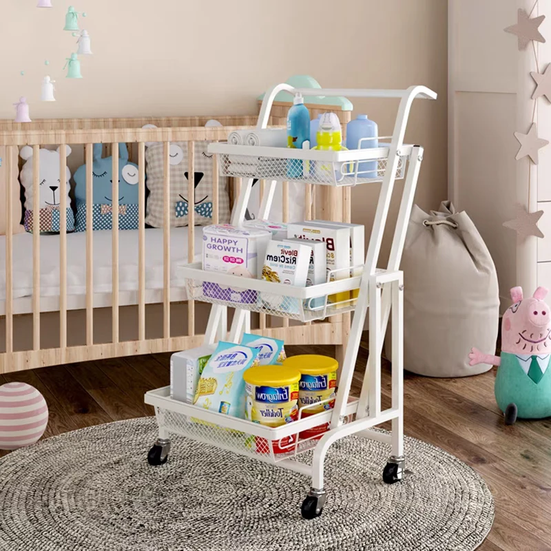 عربة مطبخ قابلة للطي لتخزين ال - مراجعة Food Storage Shelving وسعره