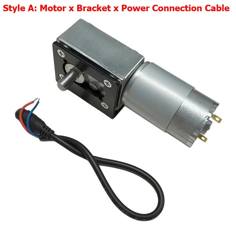 5840-555 Worm Gear Reducer Motor with Power Off Locking Function, Speed Controller and Adjustable Power Supply Micro Motor