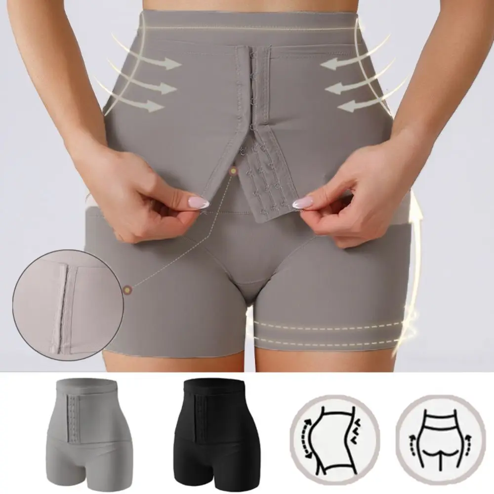 

High Waist Postpartum Body Shapers Shapewear Belly Contracting Slimming Buckle Shapers Tummy Control Underpants