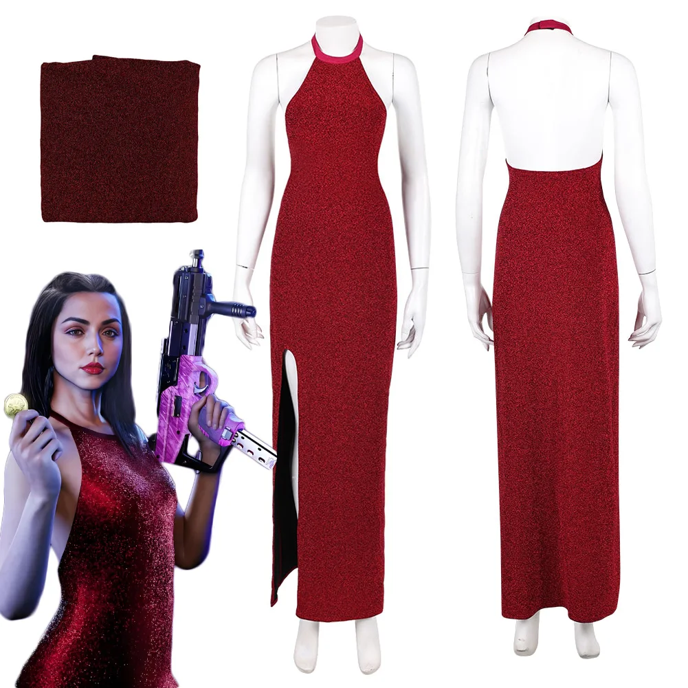 

2025 Movie From the World of John Wick Ballerina Cosplay Rooney Dresses Roleplay Costume Outfits Halloween Carnival Party Suits
