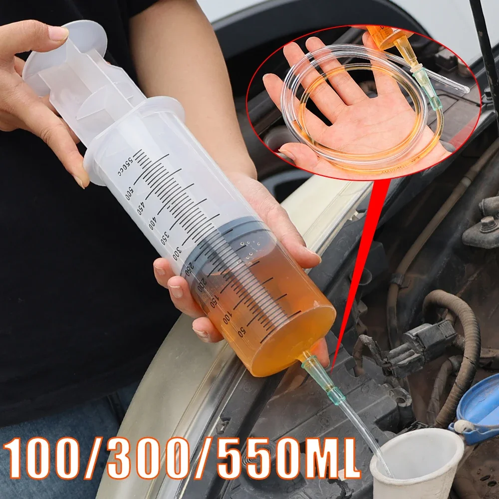 

100/300/550 мл автомобильный масляный насос, инжектор, шприцы большой емкости с измерительным насосом для кормления домашних животных, гидропоника, питательный большой шприц