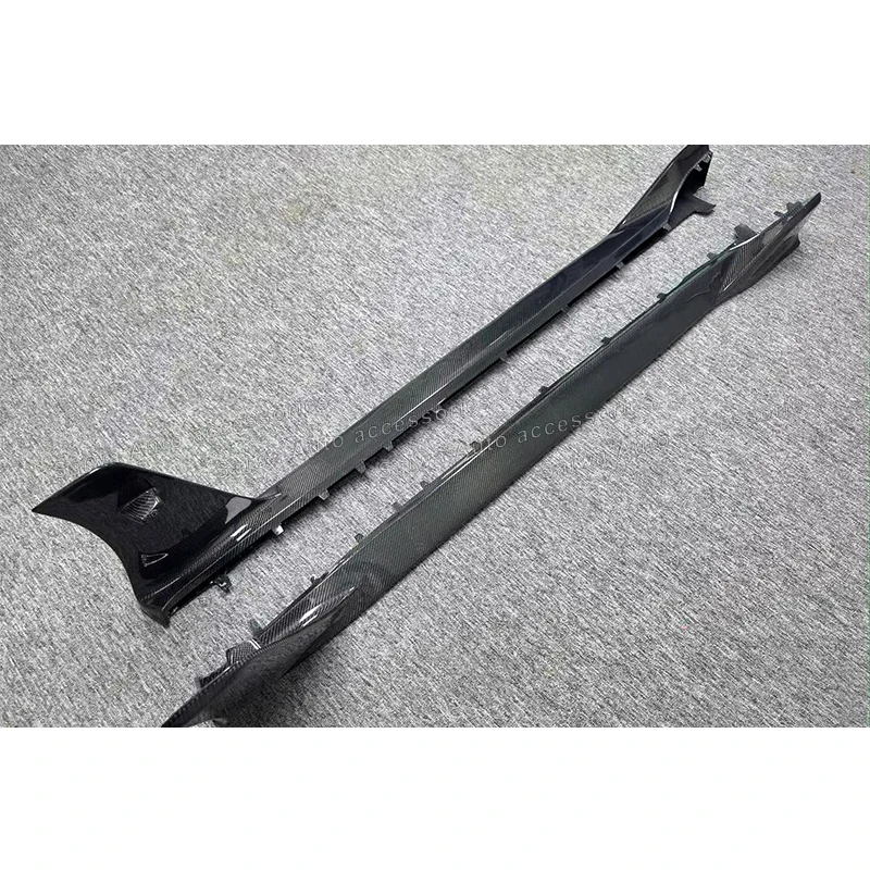 High Quality Carbon Fiber Side Skirt Extended Lip Apron For Toyota SUPRA GR A90 MK5 2019UP AIMGAIN Car Styling
