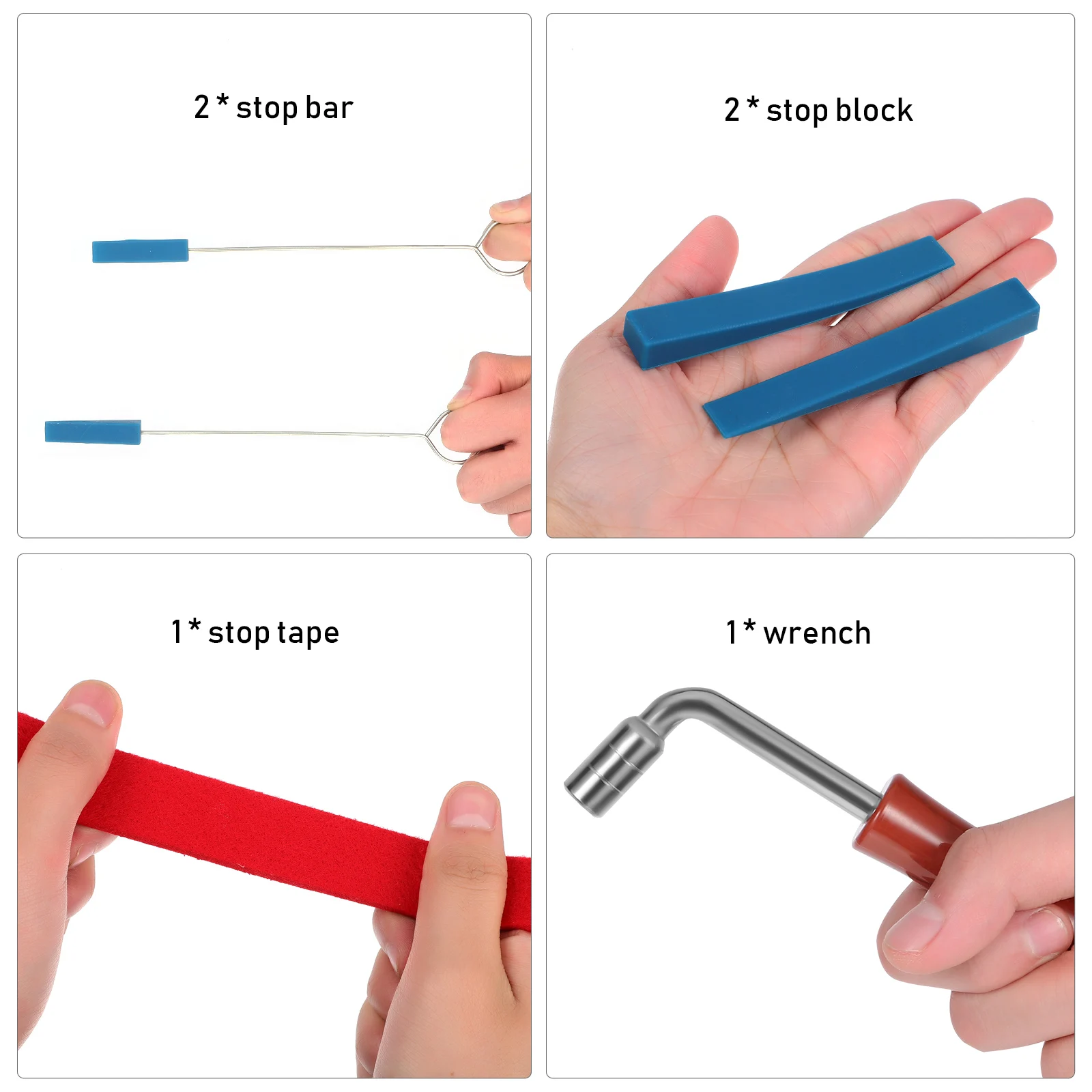 1 conjunto profissional kit de ferramentas de afinação de piano chave de afinação banda vocal amortecedor blocos lidar com amortecedor varas piano afinação reparação