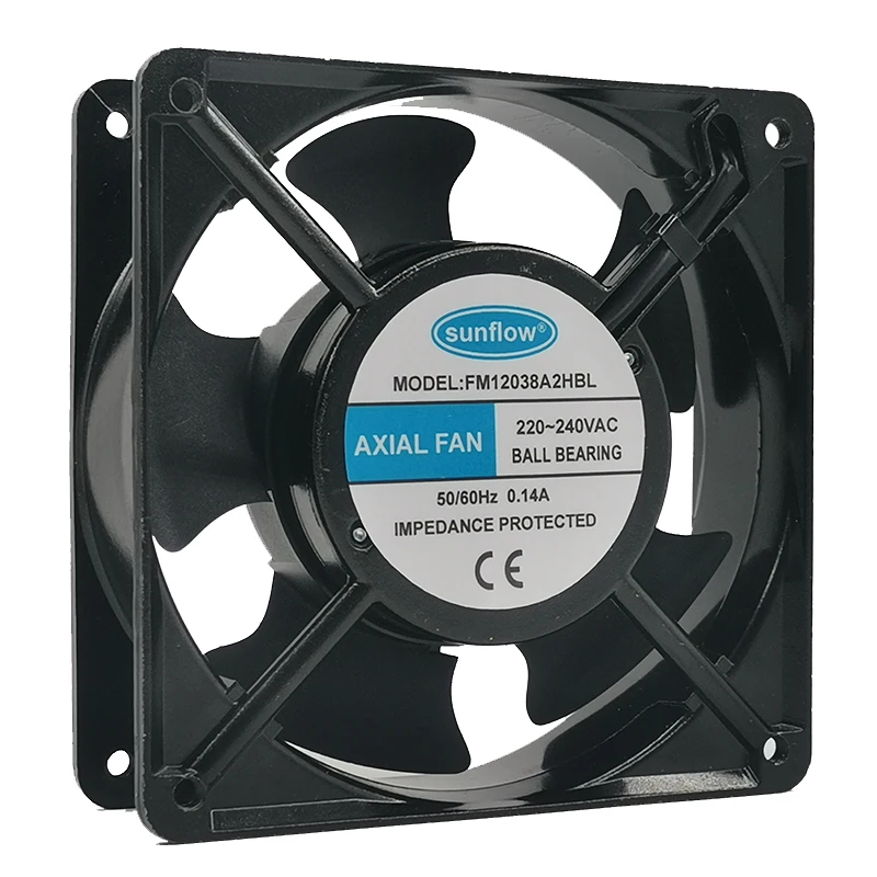 Wuxi SEG SUNFLOW ball axial fan FM12038A2HBL 12CM 120MM 120*120*38mm 220V 0.14a cooling fan