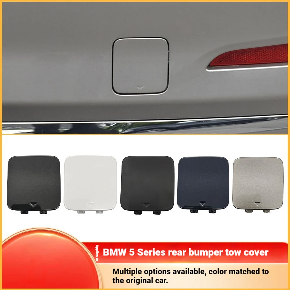 For 17-20 years 5 Series Rear Bumper Trailer Cover G30 Rear Bar Traction Hook Hole Cover 51127475589