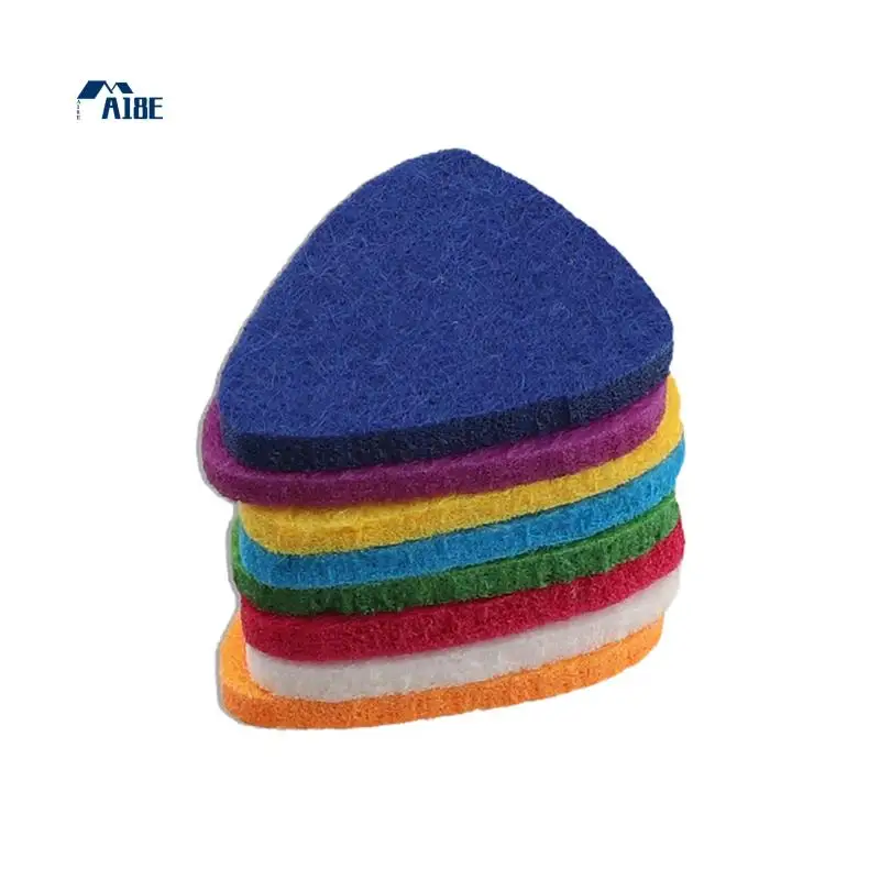 

A18E-медиаторы для укулеле, фетровые медиаторы/плектры для укулеле и гитары, 8 медиаторов для гитары, многоцветные