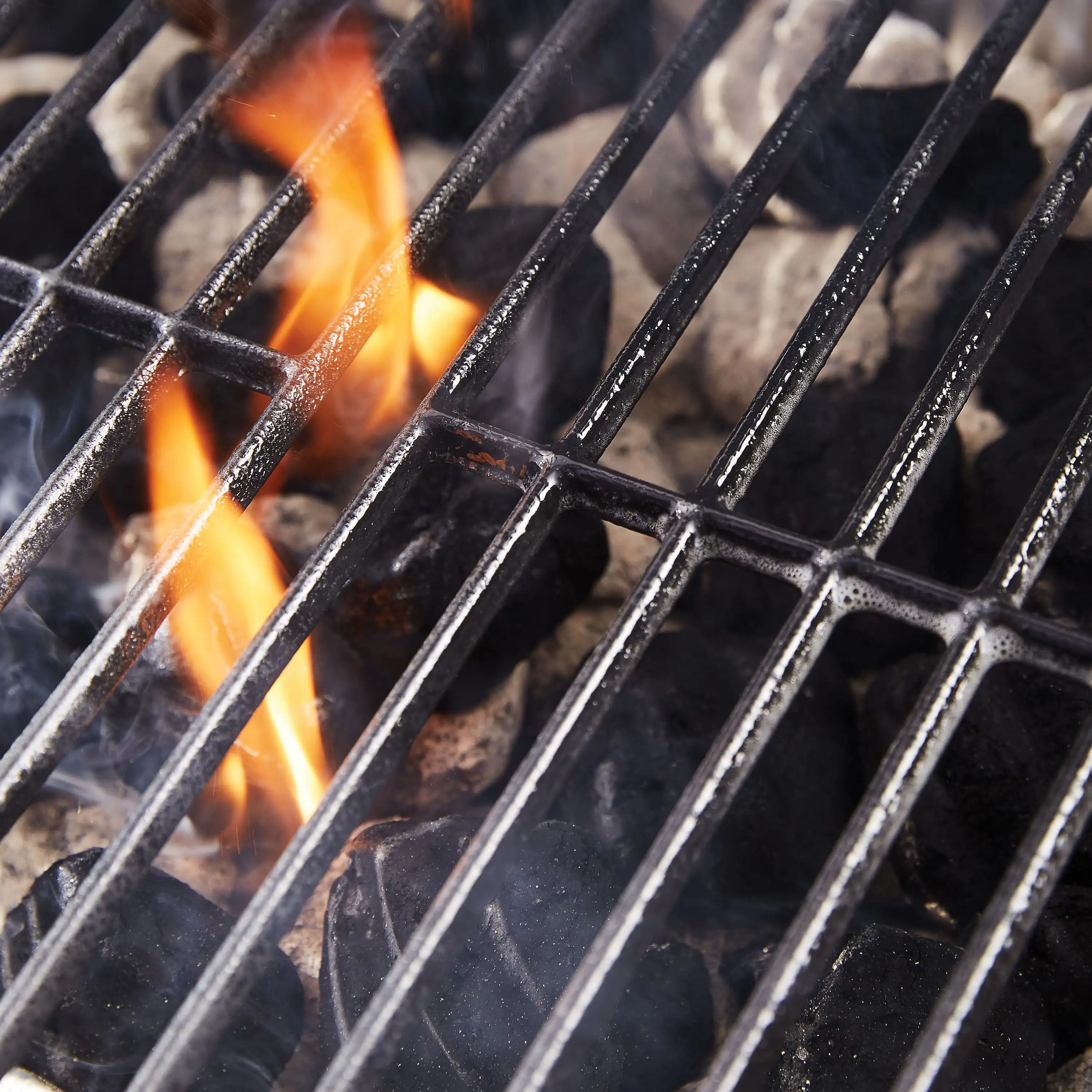 Robuuste 24-inch houtskoolgrill, zwart