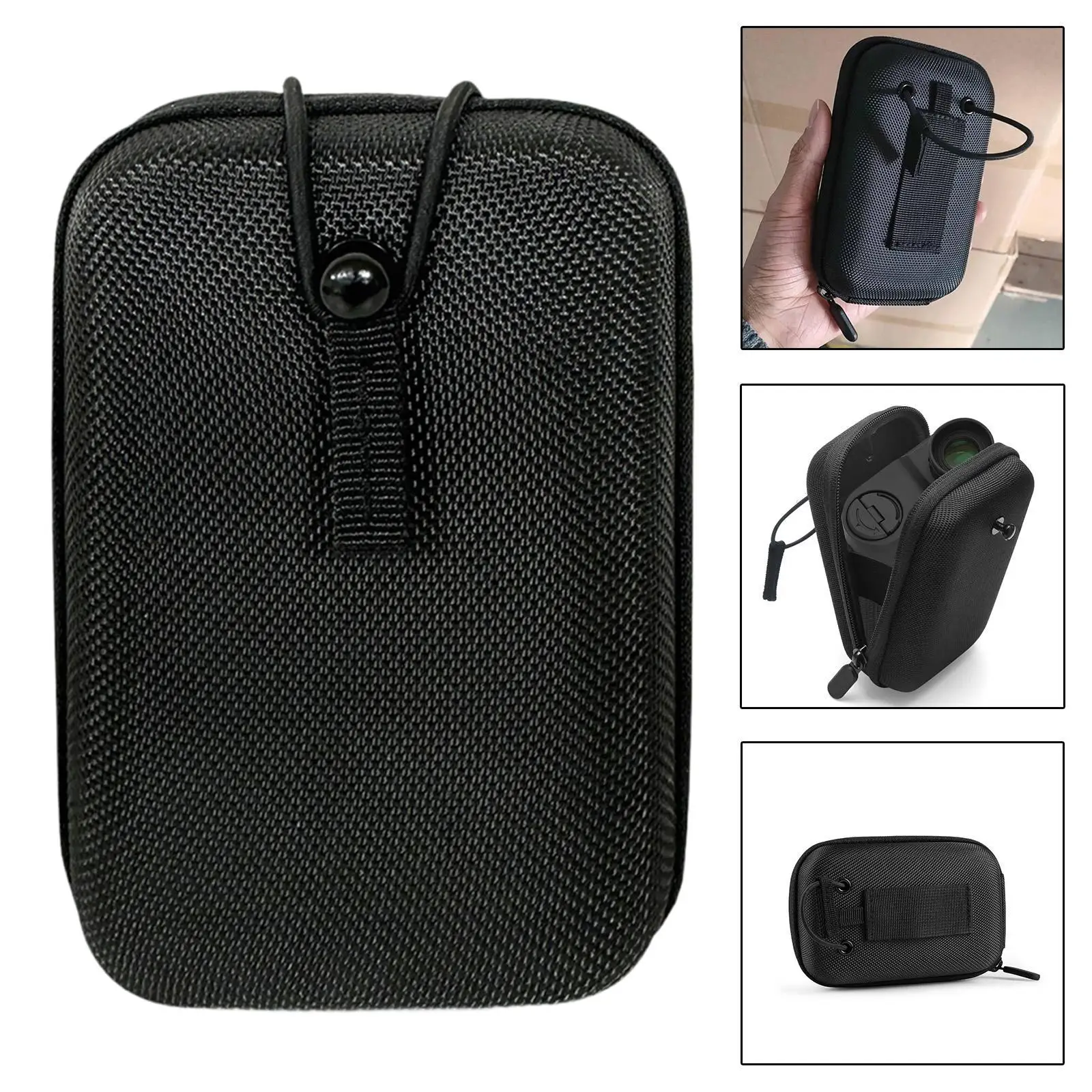 

Сумка для переноски дальномера для гольфа, универсальная сумка для хранения гольф-аксессуаров с застежкой-молнией, легкий защитный чехол из EVA, сумка для хранения дальномера.