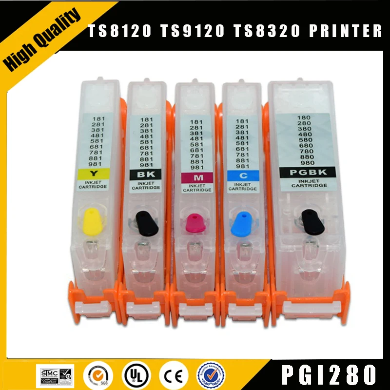 einkshop Ink Cartridge No Chip For Canon PGI-280 281 380 381 480 481 580 581 680 681 780 781 880 881 980 981 Series Cartridge