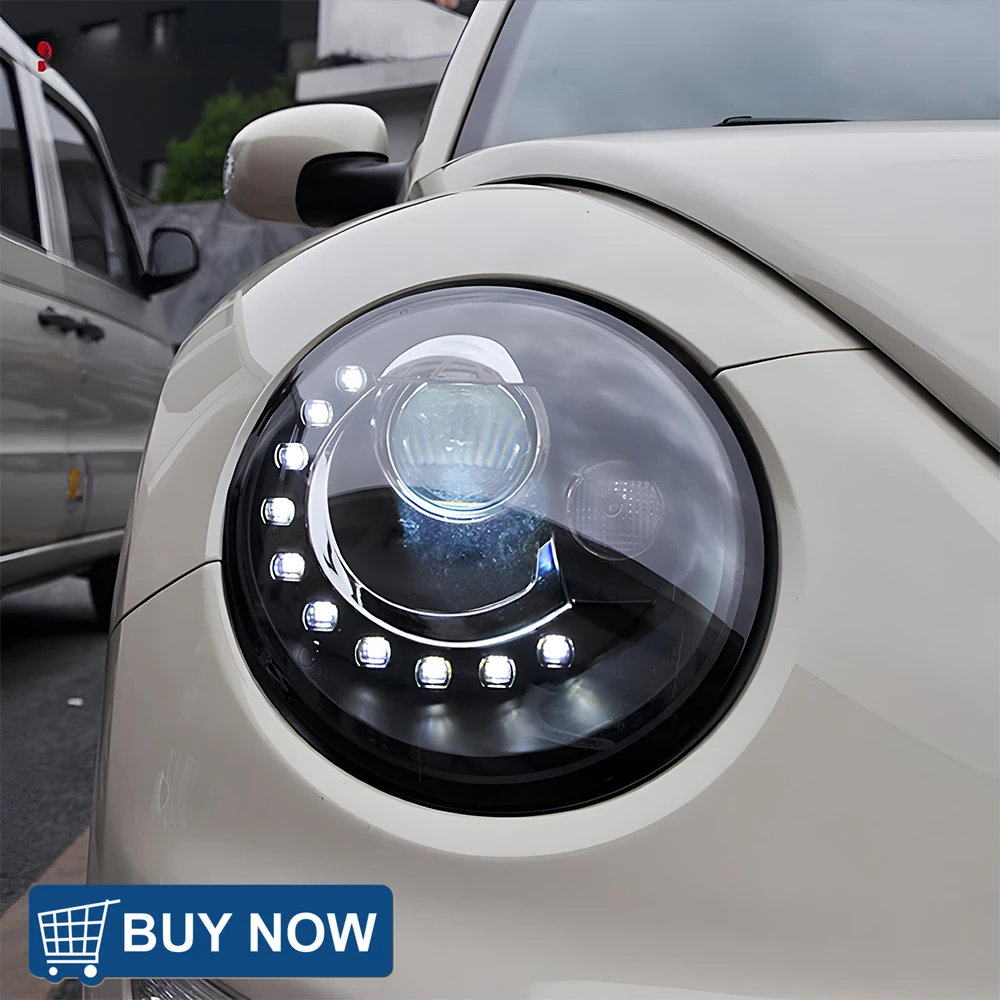 

Для VW Beetle 1998-2012 Авто Фара в сборе Обновление Высокое Качество Автомобильный Новый Светодиодный Объектив Проектора Plug and Play Инструмент Аксессуары