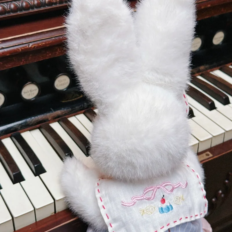 Original kayce urso a pastelaria oceânica chef coelho boneca de segurança calmante animal de pelúcia bonito caixa premium presente de aniversário das meninas