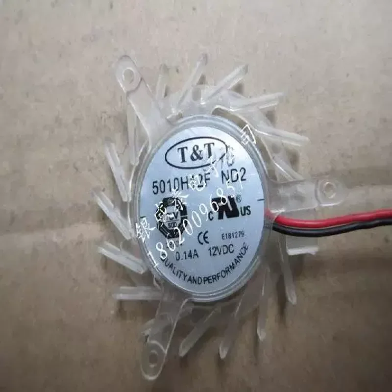 Small Fan for 5010H12F ND2 12V ASUS Graphics Card with Isometric Hole Spacing 39mm and 43mm Diameter