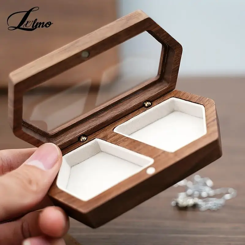 

Wood Jewelry Box New High Capacity Travel Organizer Necklace Earring Ring Storage Women Gifts Girl Friend Lover Bead Case Cajas