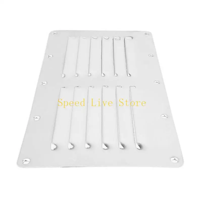 

547C Прямоугольная вентиляционная решетка с жалюзи для вентиляции морских яхт-караванов 231x115 мм