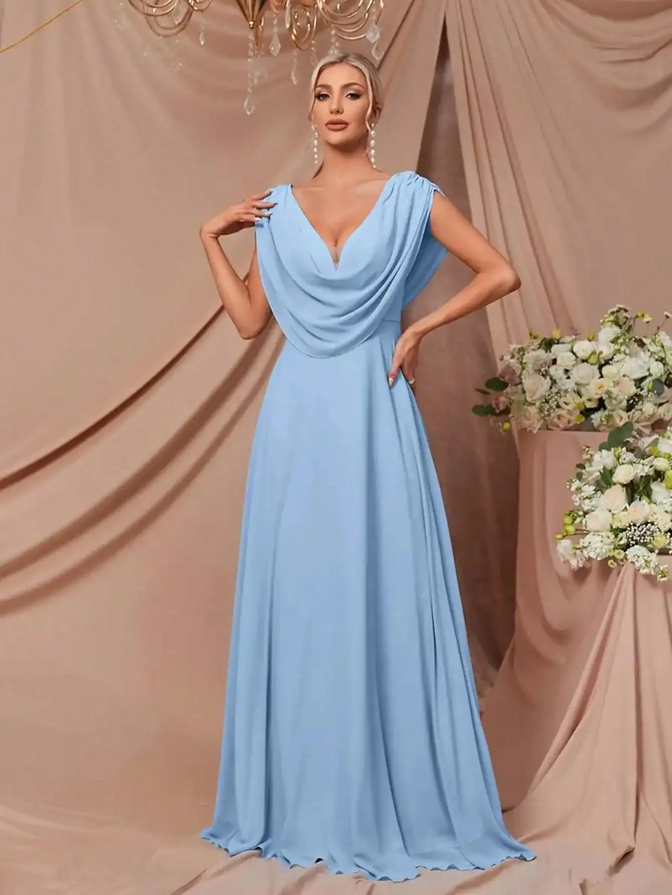 Abendkleid für Damen, Kleid für Gastgeberinnen, Brautjungfernkleid, Ballkleid, Kleid für Konzertauftritte
