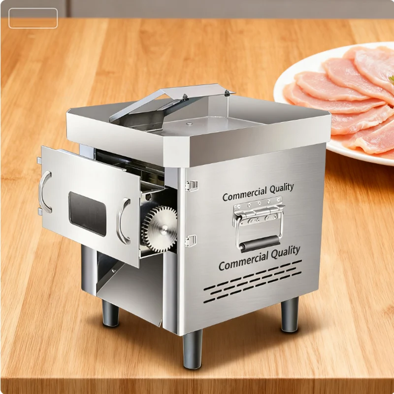 220 В 1800 Вт мясорубка, коммерческая нержавеющая сталь, полностью автоматическая машина для нарезки кубиками, электрическая овощерезка, мясорубка