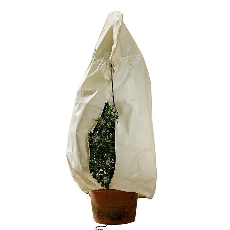 

T02C!Thermal Pot Protector For Plants, Flower Pot Protection, Winter Protection, Cold Protection, Frost Protection 50 X 45Cm Dur