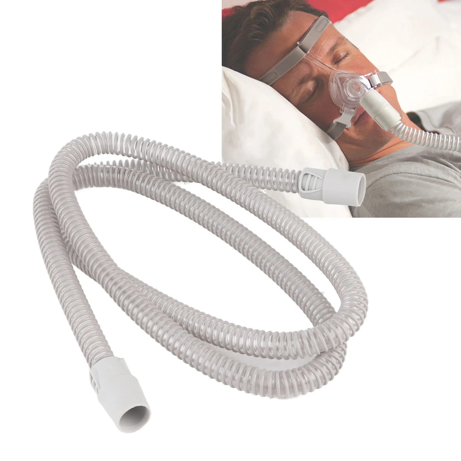 15mm Breathing Machine Hose High Flexibility Universal Face Shield Connecting Threaded Tube