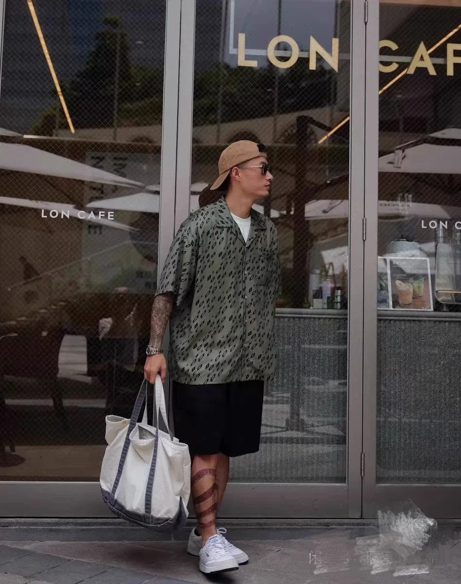 

VISVIM WMV ICT JUNEAU TOTE BAG old and damaged color matching handbag