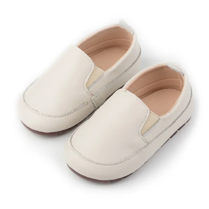 Rindu Children\'s Male Spring and Autumn Boys\' Children\'s Baby Soft Sole Girls\' New Princess Fashionable Leather Shoes