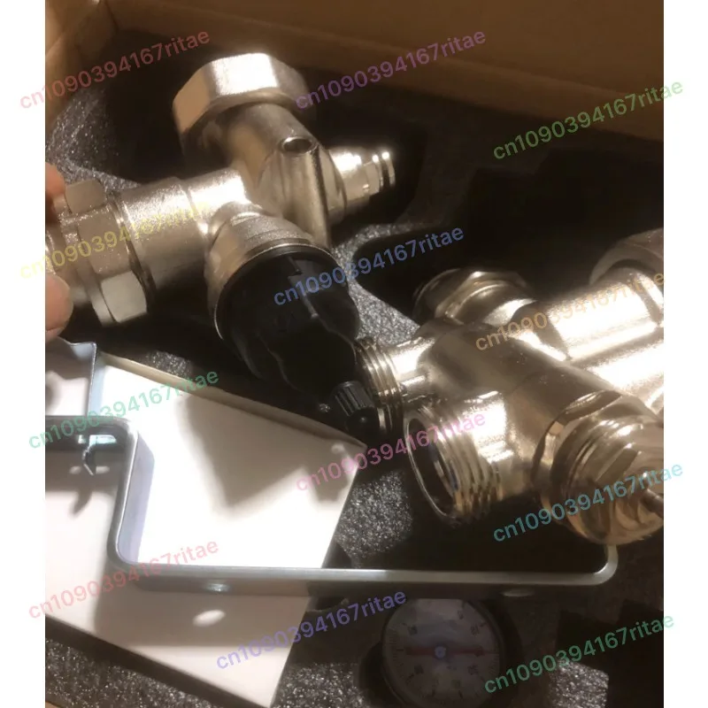 Colector de bomba de circulación de agua profesional con válvula mezcladora termostática para Control de sistema de calefacción radiante por suelo radiante