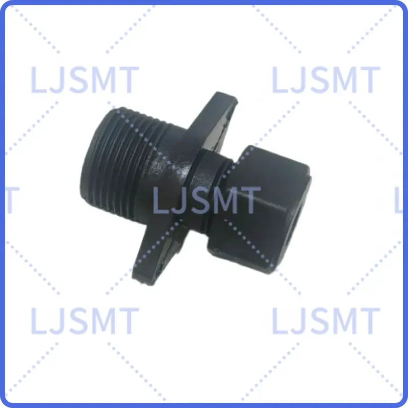 2pcs Ice Maker Parts Plastic Drain Plug Adapter 3/4 Inch Male to 20mm With Cap and Seal Ring