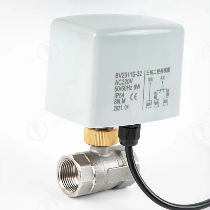 AC220V 2‑Way Motorized Stainless Steel Flange Ball Valve for Water, Air‑Conditioning & Underfloor Heating System