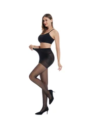 BONAS 20D Sexy Pantyhose for Women, Nylons Tights, Hip-Lifting, Black, Slim, Spring, Autumn Fashion, Anti-peeping privacy socks