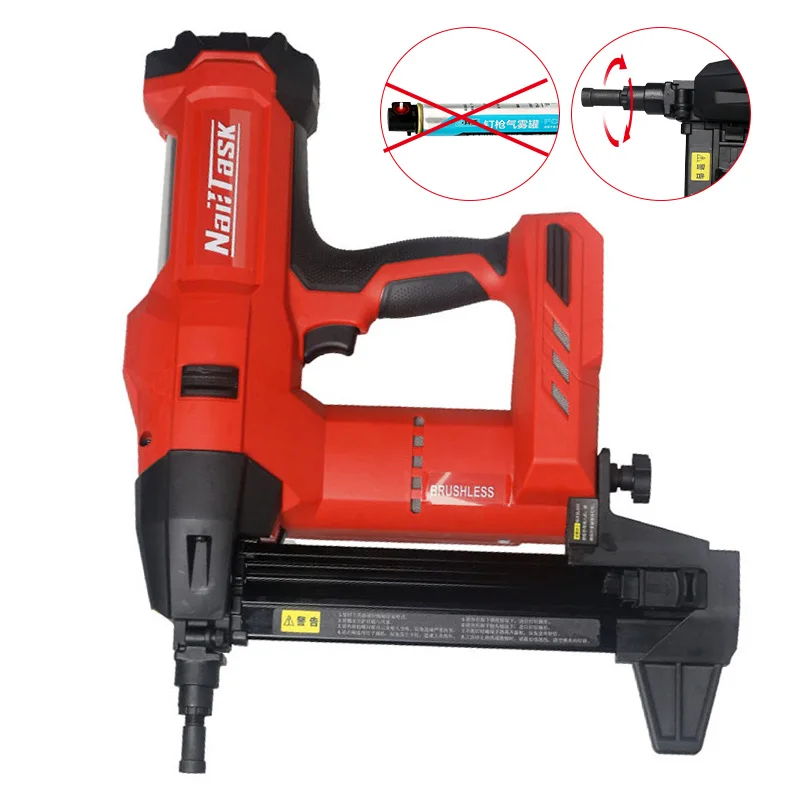 Nailtask DCCN100X2 lithium battery nail gun for concrete door installation