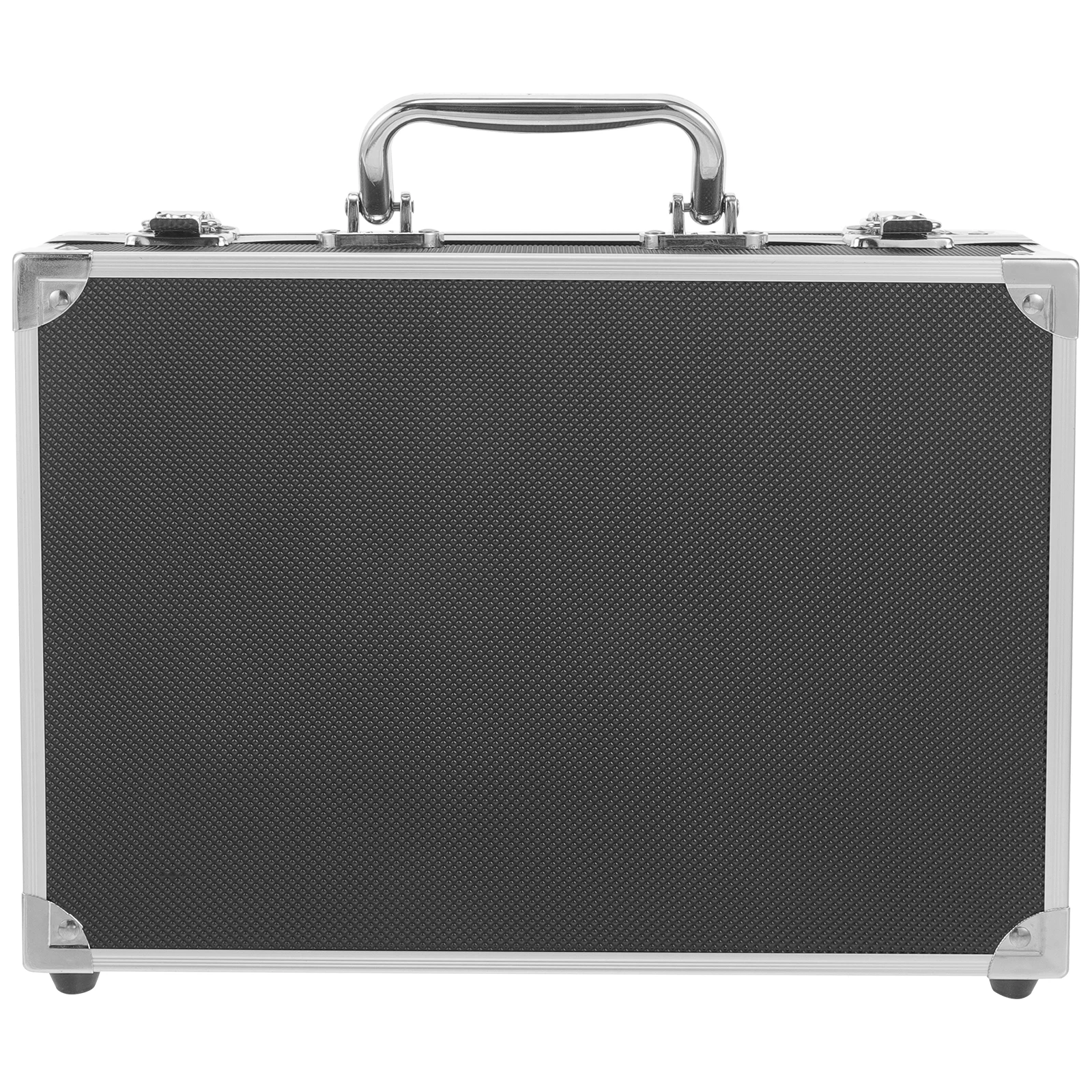 Heavy Duty Aluminum Tool Case Portable Document Instrument Storage Box with Sponge Lining Metal Briefcase for Office Field Use