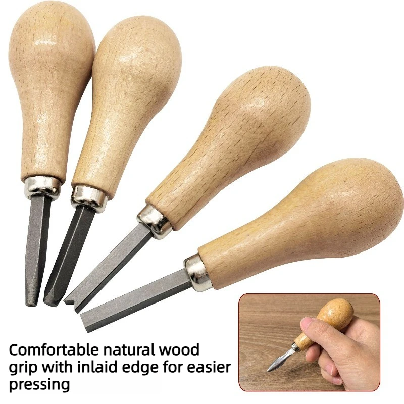 

Инструменты для закрепки ювелирных изделий с деревянной ручкой - инструмент для вставки камней, полукруглый медный нож для оправы и микропресс-инструменты для ювелиров и рукоделия