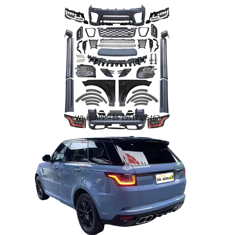 

High Quality Auto Parts for Range Rover 2014 to 2018 Range Rover Sport Body Kit Front and Rear Headlights Side Skirt Grille