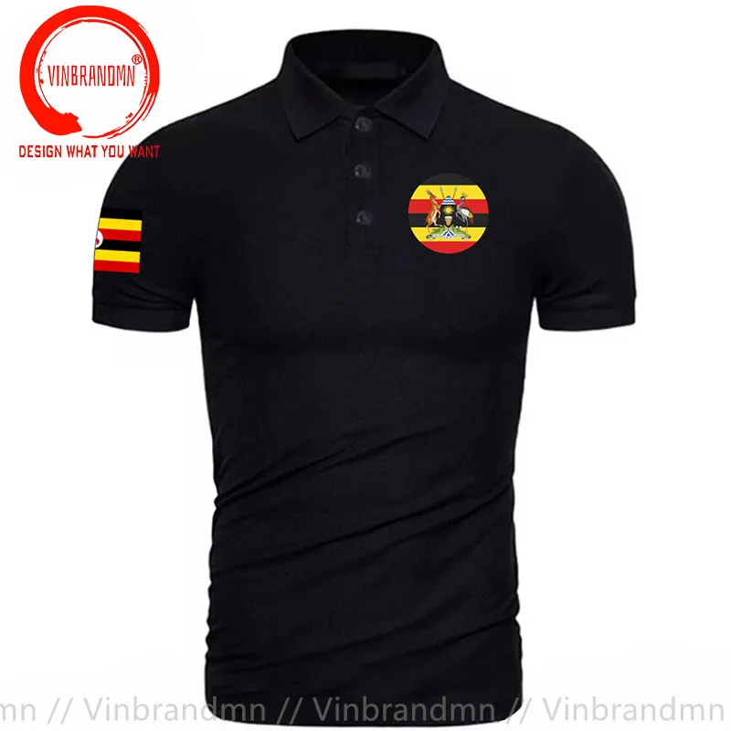 Uganda Ugandan Men Polo Shirts Fashion 2024 Jerseys Team Nation Cotton Polo Shirt Gyms Clothing Country Flags UGA Business Polos